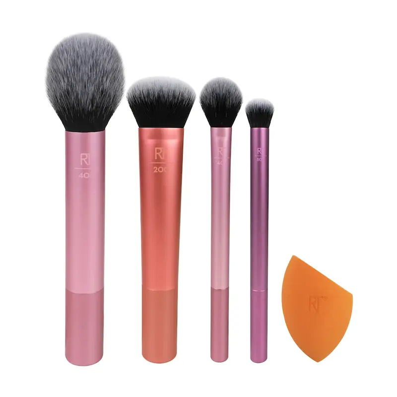 ست براش ۴ تکه + اسفنج ریل تکنیک Real Techniques 