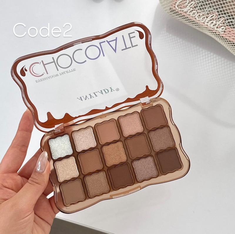 پلت سایه شکلاتی ANYLADY 15 COLOR🍫