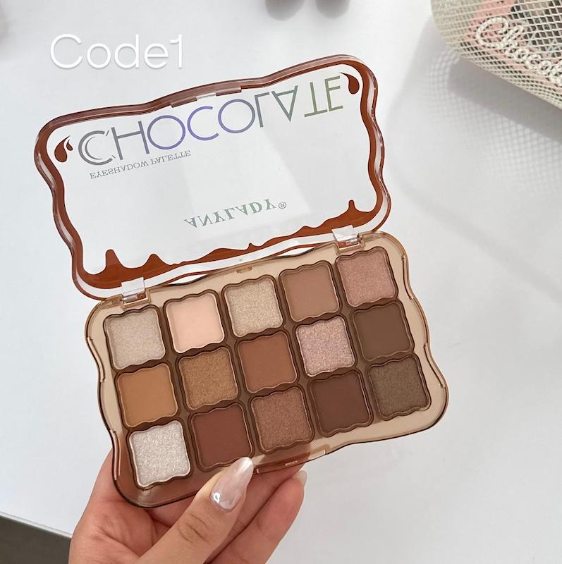 پلت سایه شکلاتی ANYLADY 15 COLOR🍫