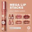 رژلب جامد ٤ در ١ شیگلم SHEGLAM مدل BARE STACK