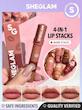 رژلب جامد ٤ در ١ شیگلم SHEGLAM مدل BARE STACK