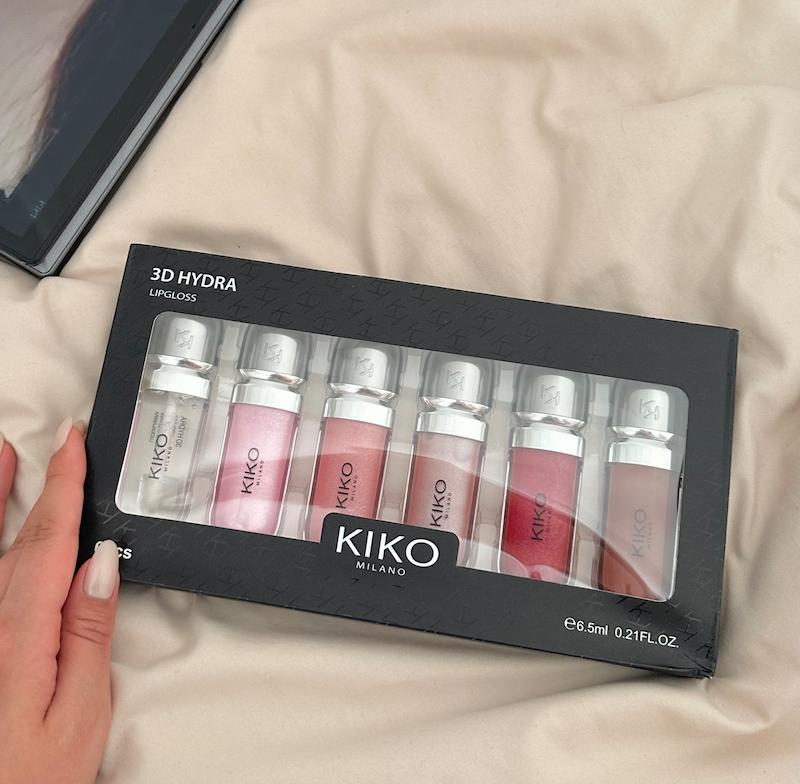 پک 6 عددی لیپ گلاس کیکو Kiko Milano🐾✨