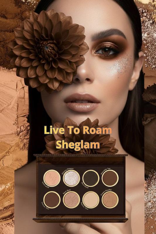 پلت سایه 8 رنگ شیگلم Sheglam مدل Live To Roam🧳🐎
