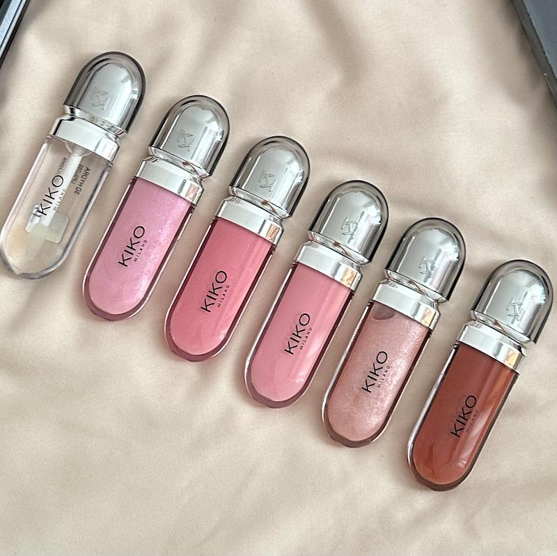 پک 6 عددی لیپ گلاس کیکو KIKO MILANO🐇