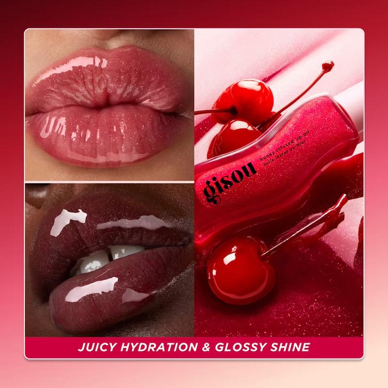 لیپ اویل گیسو گیلاس gisou cherry🍒