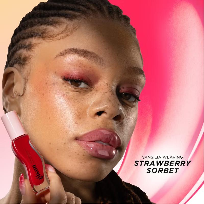 لیپ اویل گیسو توت فرنگی gisou strawerry🍓