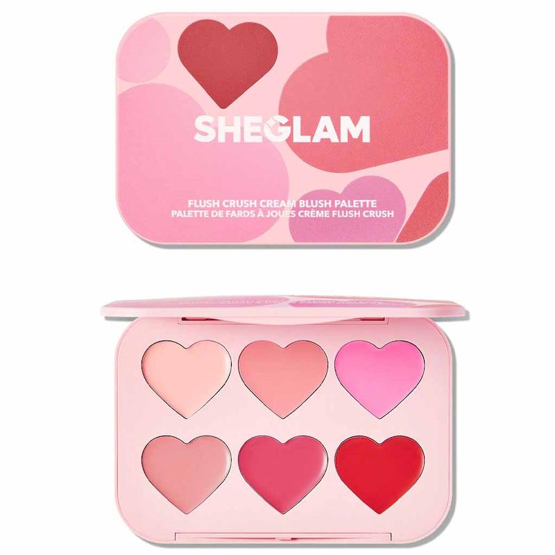 پلت رژگونه کرمی شیگلم Sheglam مدل Flush Crush رنگ Blushing Bouquet