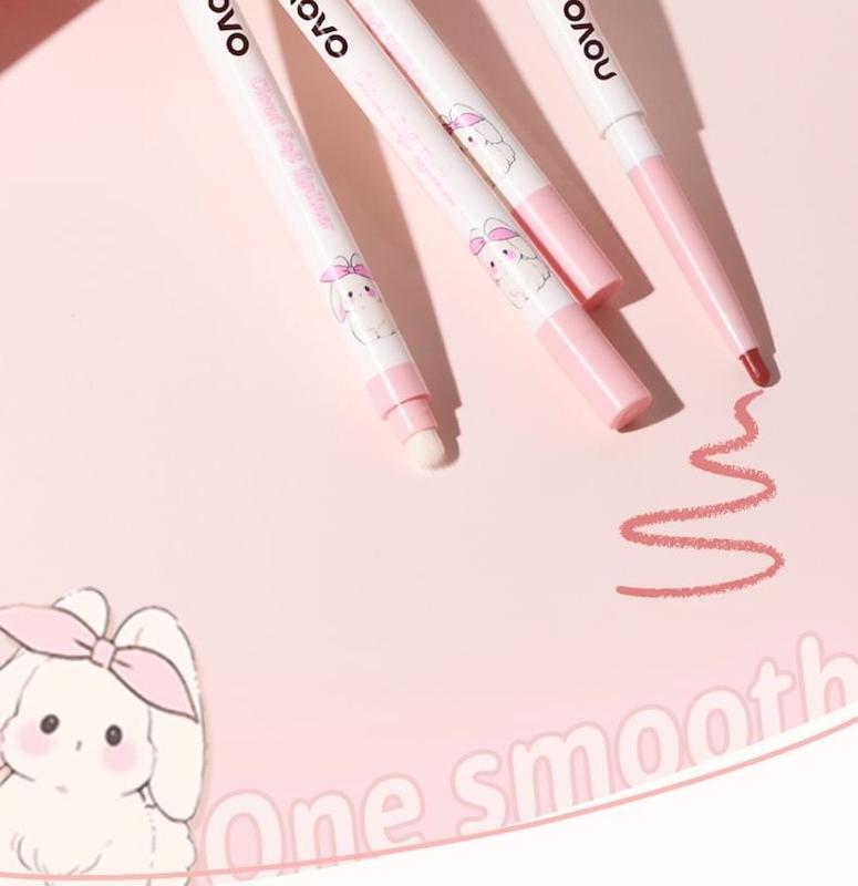 مداد لب براش و تراش دار نوو novo 🐇🍒