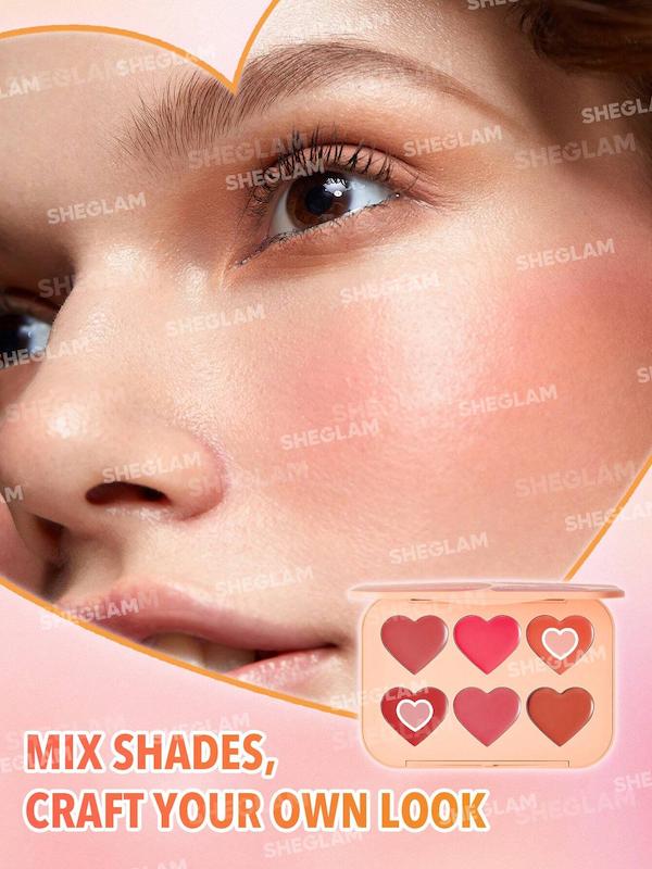 پلت رژگونه کرمی شیگلم Sheglam مدل Frush Crush رنگ Cottage Core Garden