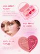 پلت رژگونه کرمی شیگلم Sheglam مدل Flush Crush رنگ Blushing Bouquet
