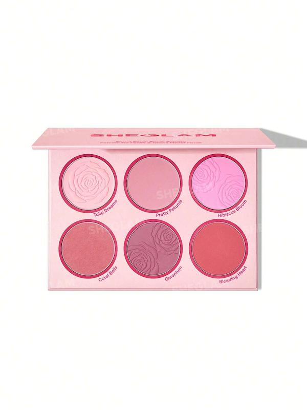پلت رژگونه پودری شیگلم Sheglam مدل Floral Flush رنگ Blushing Bouquet