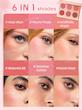 پلت رژگونه پودری شیگلم Sheglam مدل Floral Flush رنگ Blush Palette