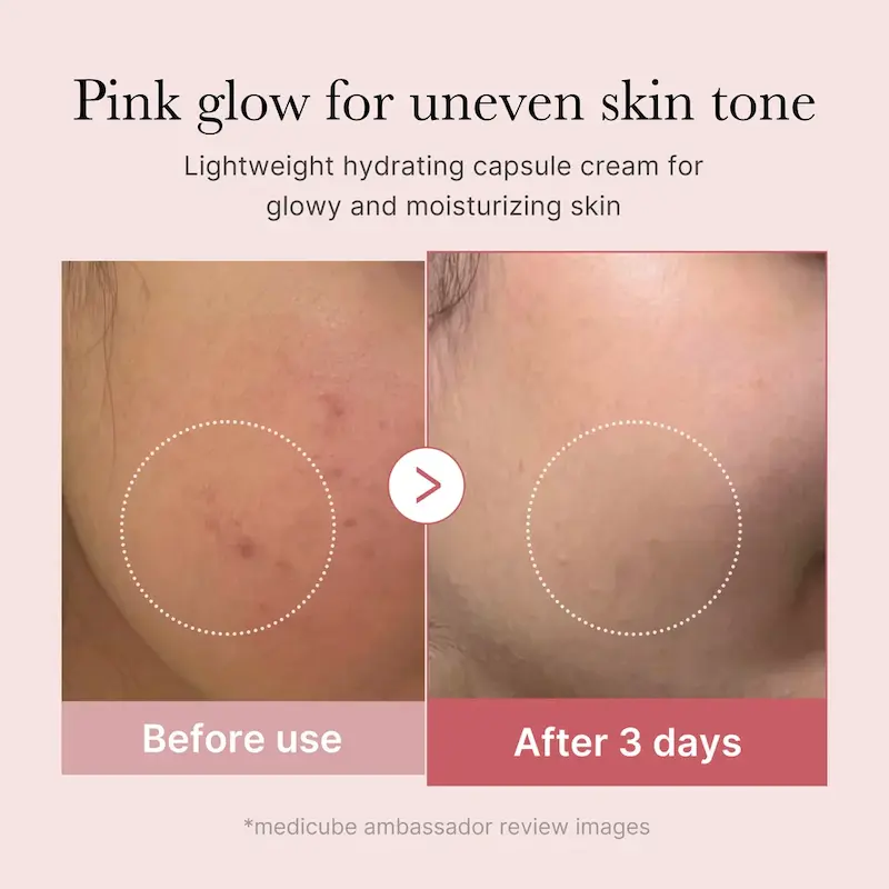 کرم کپسول کلاژن صورتی PDRN PDRN Pink Collagen Capsule Cream Medicube