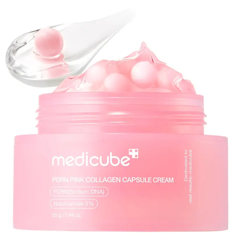 کرم کپسول کلاژن صورتی PDRN PDRN Pink Collagen Capsule Cream Medicube
