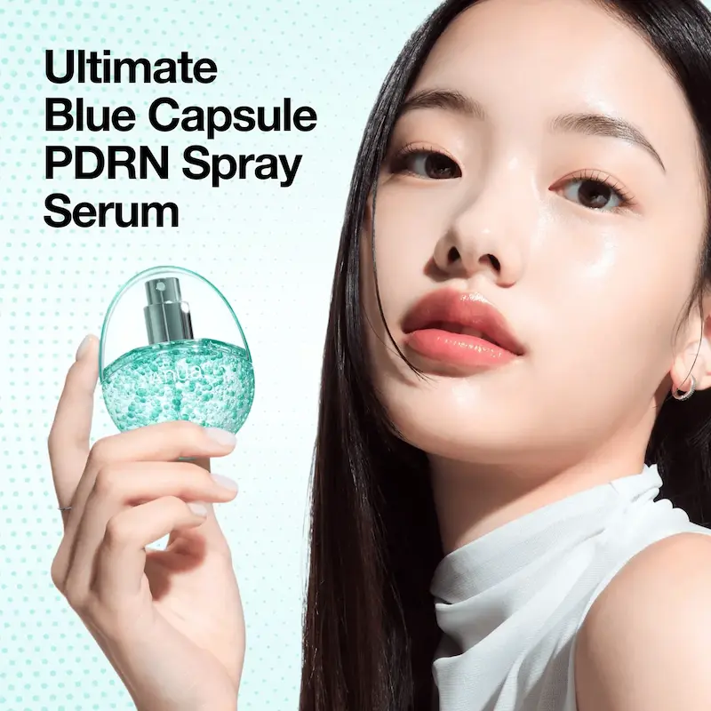 اسپری مینی سرم صورت کلاژن گلو آنوا PDRN Collagen Glow Facial Serum Spray Mini Anua