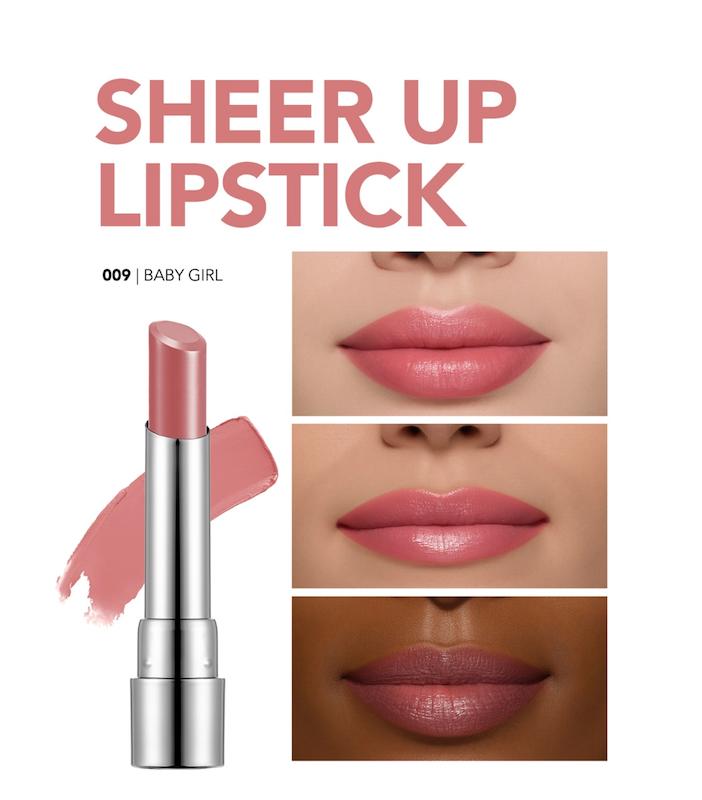 رژلب شیر آپ فلورمار Sheer Up Flormar رنگ 09 Baby Girl