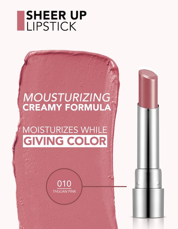رژلب شیر آپ فلورمار Sheer Up Flormar رنگ 010 Thulian Pink