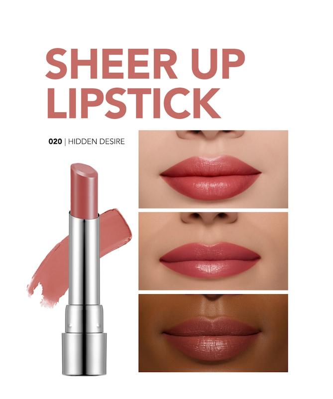 رژلب شیر آپ فلورمار Sheer Up Flormar رنگ 020 Hidden Deslre