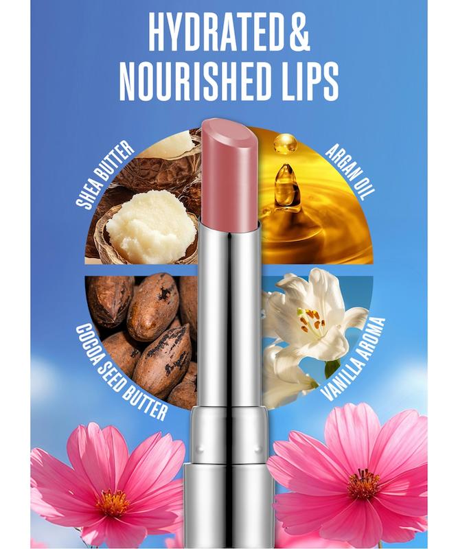 رژلب شیر آپ فلورمار Sheer Up Flormar رنگ 018  Enchanted Kiss