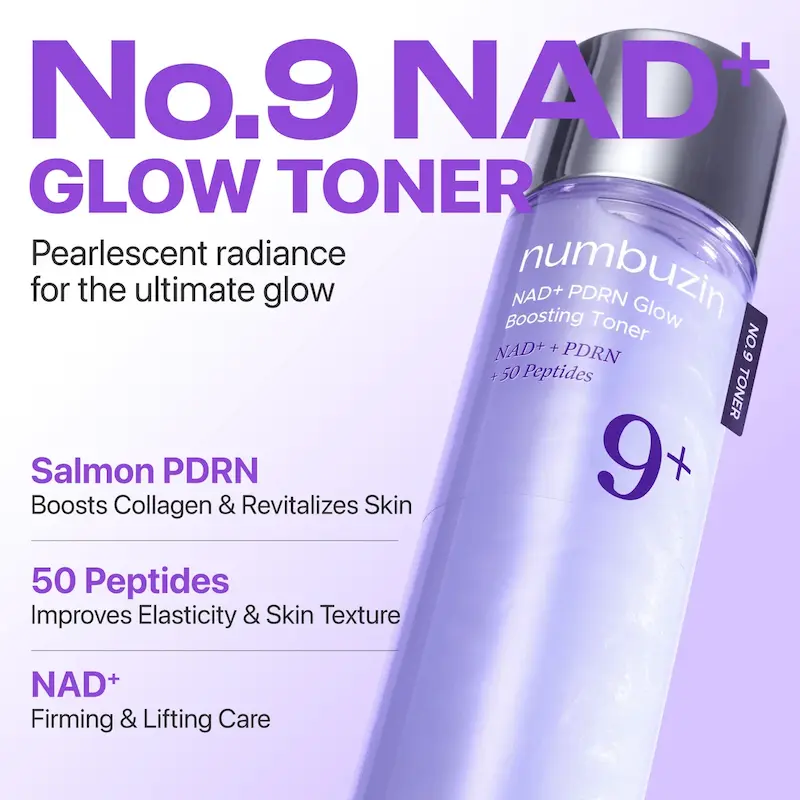 تونر تقویت کننده درخشش کننده نامبوزین Numbuzin NAD+ PDRN Glow Boosting Toner