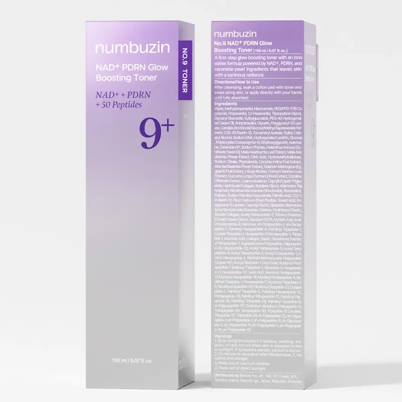 تونر تقویت کننده درخشش کننده نامبوزین Numbuzin NAD+ PDRN Glow Boosting Toner