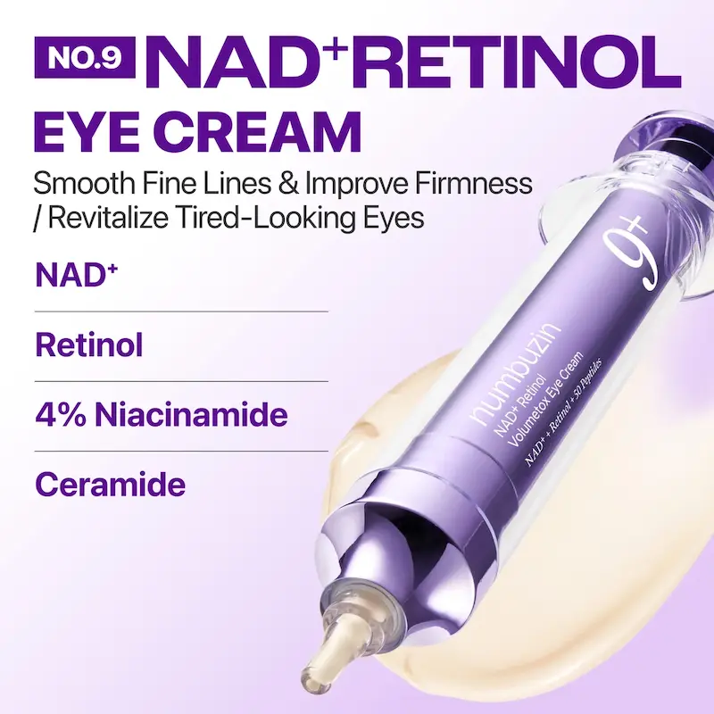 کرم دور چشم رتینول ولومتوکس نامبوزین  Numbuzin NAD+ Retinol Volumetox Eye Cream