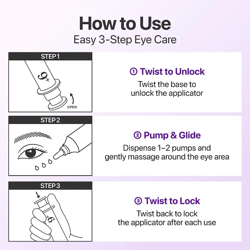 کرم دور چشم رتینول ولومتوکس نامبوزین  Numbuzin NAD+ Retinol Volumetox Eye Cream