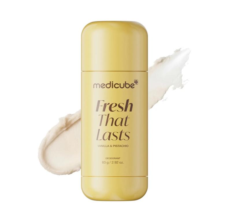 مام دئودورانت روشن کننده استیک وانیل پسته مدیکیوب Aufhellendes Deodorant mit Kojisäure (Vanille und Pistazie)