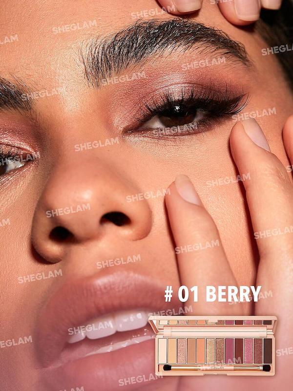 پالت سایه 12 رنگ شیگلم SHEGLAM مدل BERRY