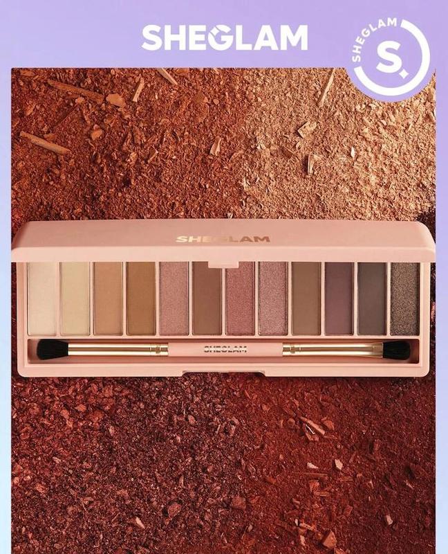 پالت سایه 12 رنگ شیگلم SHEGLAM مدل BURGUNDY