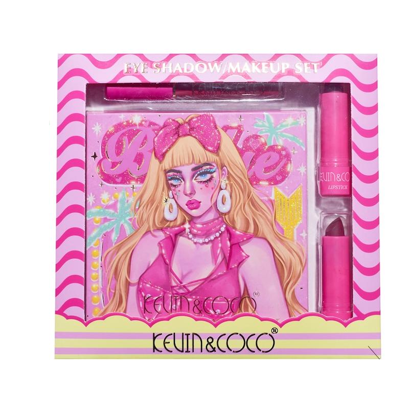 پک پلت سایه و رژلب باربی KEUIN & COCO