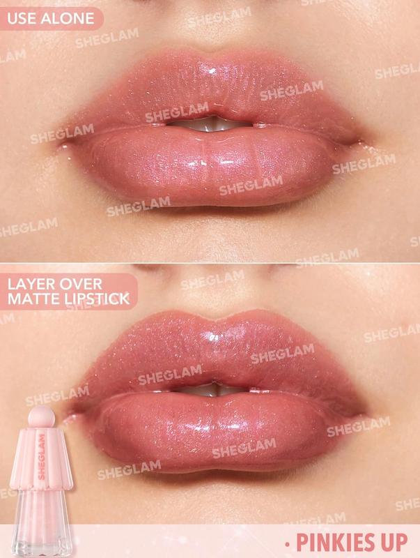 لیپ گلاس های چتری شیگلم SHEGLAM مدل PINKIES UP