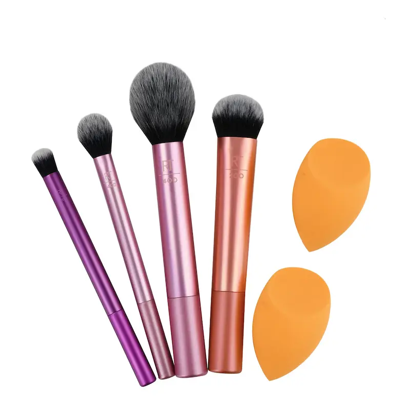 ست براش ۴ تکه + ۲ اسفنج ریل تکنیک Real Techniques