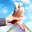 ست براش ۸ تکه + کیف مخصوص هلوگرامی ریل تکنیک Real Techniques