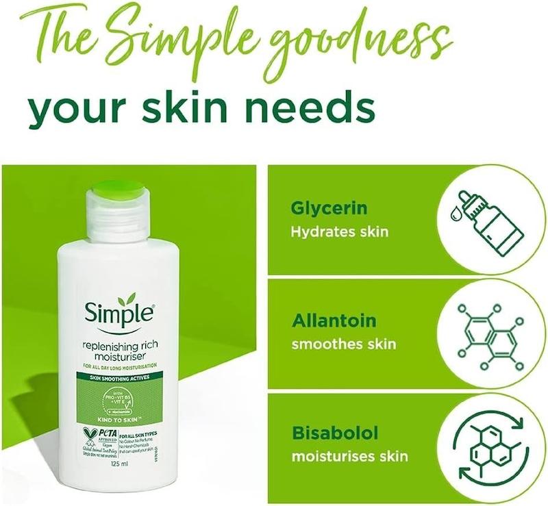 مرطوب کننده سیمپل Simple مدل ریچ rich 