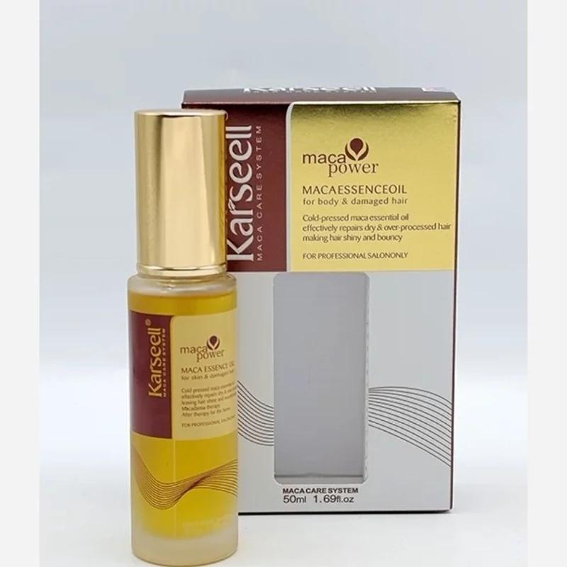 روغن کارسل اصل مخصوص  موهای آسیب دیدهMACA ESSENSE OIL