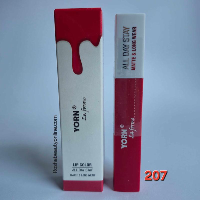 رژلب مایع یورن رنگ 207