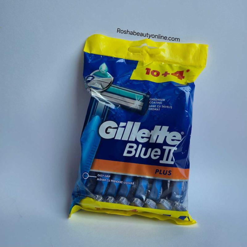 تیغ اصلاح ژیلت مدل 14عددی Blue 2 plus 
