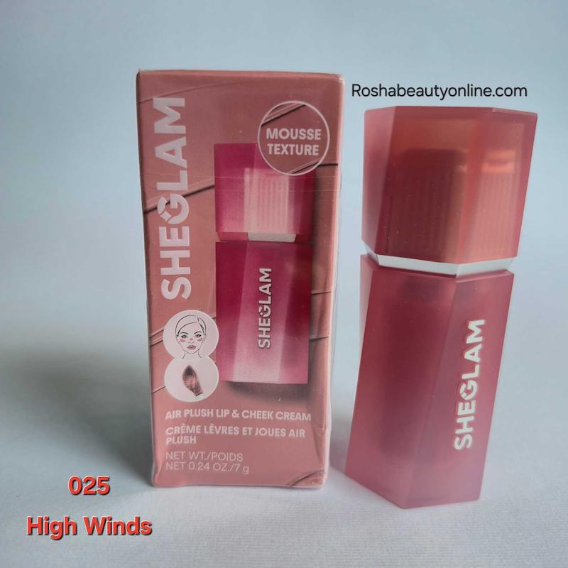 رژلب و رژگونه شیگلم شماره 025