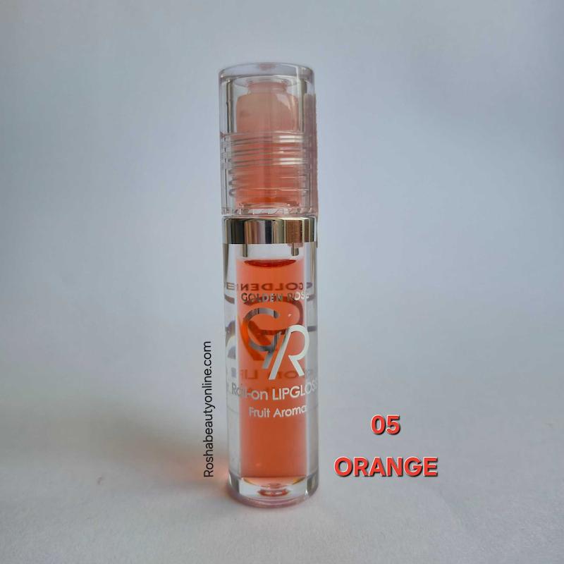 برق لب رولی گلدن رز ORANGE