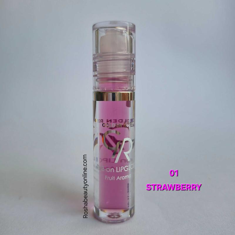 برق لب رولی گلدن رز STRAWBERRY