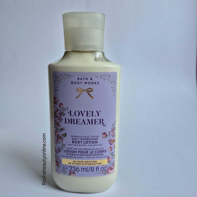 لوسیون بدن بث اند بادی ورکز مدل lovely dreamer 