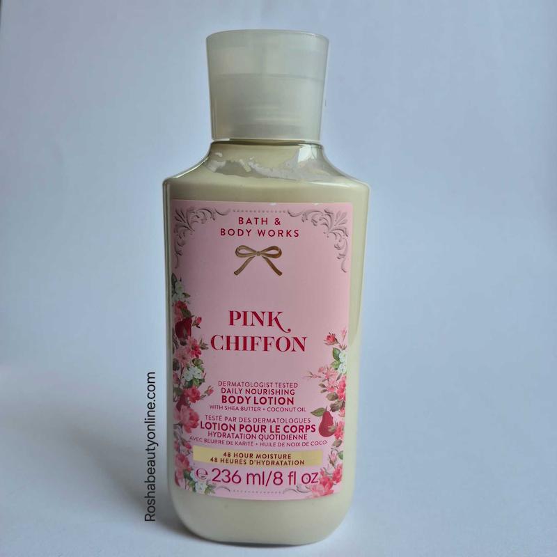 لوسیون بدن بث اند بادی ورکس مدل pink chiffon
