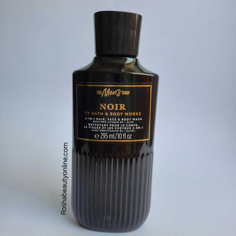 شوینده صورت و مو و بدن ۳در۱ بث اند بادی the men's shop noir 
