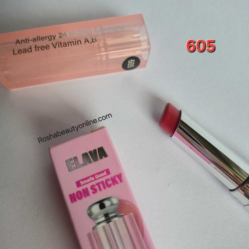 رژلب جامد ELAVA رنگ 605