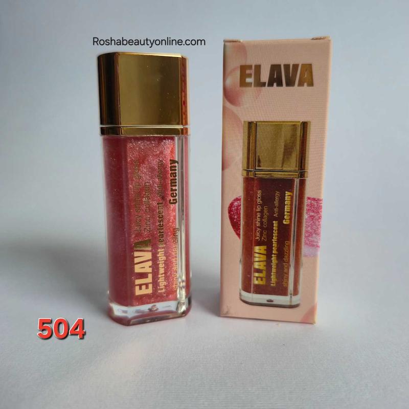لیپ گلاس شاین دار ELAVA رنگ 504