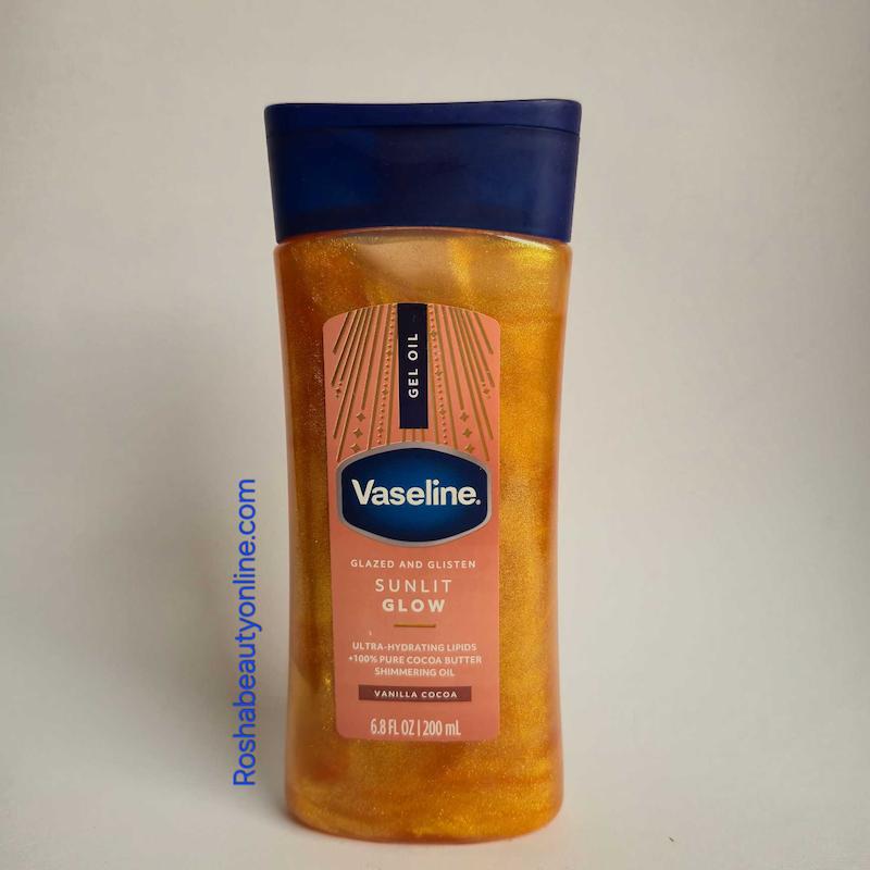 روغن بدن شایندار وازلین Sun lit Glow