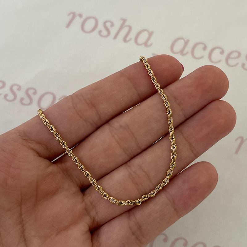 گردنبند توپی طنابی