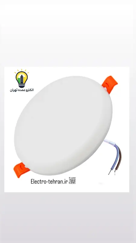 پنل فول لایت گرد فنر متغیر توکار۱۸وات