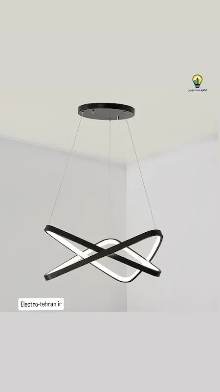 لوستر مثلث 2حلقه